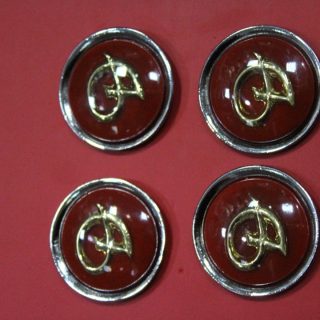Kırmızı Nikelaj Daimler Jant Arması Yerli Metal