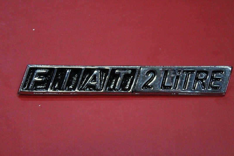 Nikelaj Fiat 2 Litre Metal Yazı