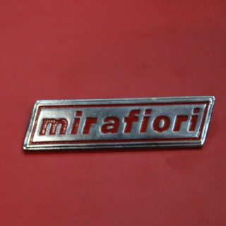 Tofaş Fiat Mirafiori Yazı Arma Kırmızı