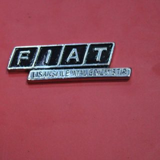Tofaş Fiat Lisans Nikelaj Metal Yazı