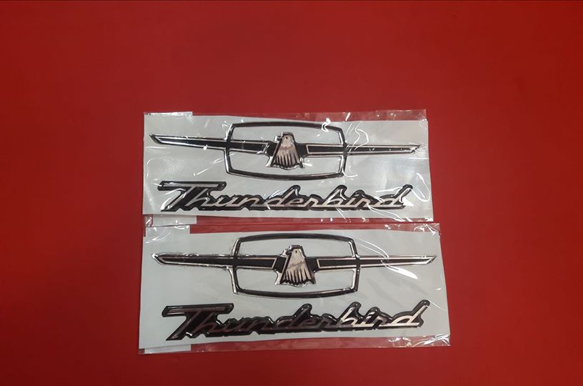 Thunderbird Yazı & Kuş Takımı Damla Sticker