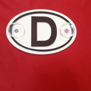 Beyaz Vantuzlu Oval D Harf
