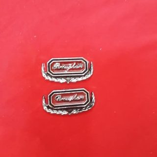 Brougham Fındık Rozet Minik Arma Bordo