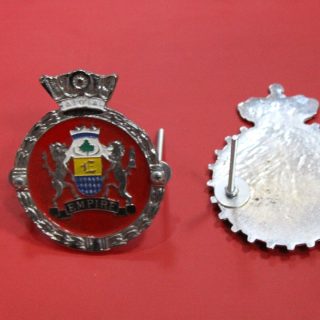 Kırmızı Taçlı Metal Panjur Arma