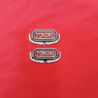 Torino Yanlık Fındık Rozet Minik Arma Bordo