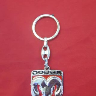 Dodge Koç Anahtarlık Kırmızı Metal