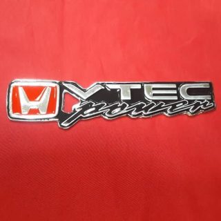 Honda Vtec Power Yazı Kırmızı Siyah
