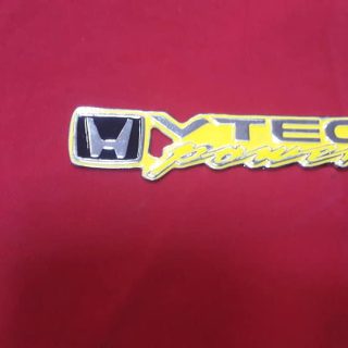 Honda Vtec Power Yazı Sarı Siyah