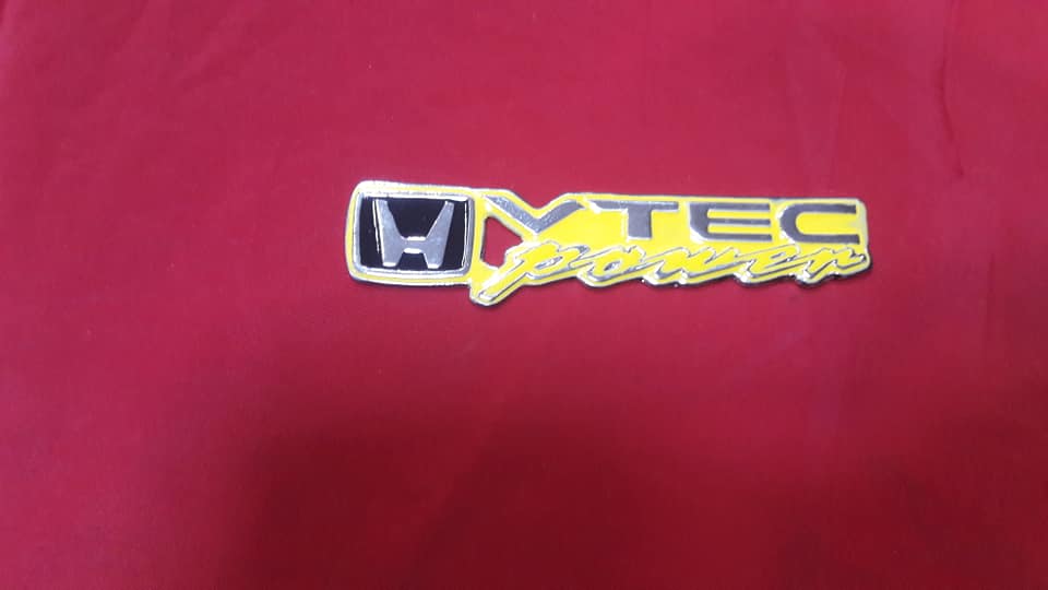 Honda Vtec Power Yazı Sarı Siyah