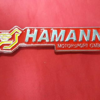 Hamann Motorsport Yazı Kırmızı Sarı