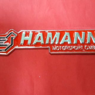 Hamann Motorsport Yazı Kırmızı Siyah