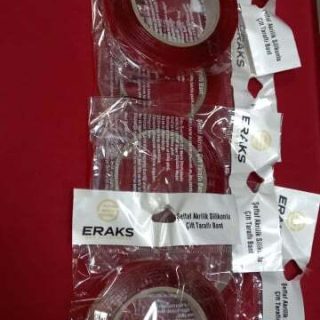 Silikonlu 3M Çift Taraflı Bant (10 mm x 5.5 cm)