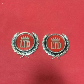 Nikelaj Metal Kırmızı Renk Ltd Yuvarlak Arma Takımı