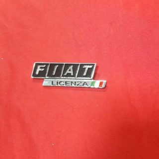 Tofaş Fiat Lisans İtaly Nikelaj Metal Yazı