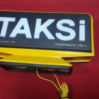 Taksi Levhası Sarı