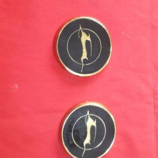 Yuvarlak İmpala Arma Takımı Gold Siyah